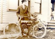 Postman with 1905 or 1906 Merkel. By courtesy of Roger Duffey.